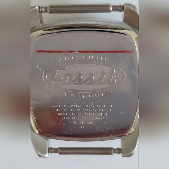 Fossil Watch Pink Leather Band With Rhinestones - Picture 8 of 9